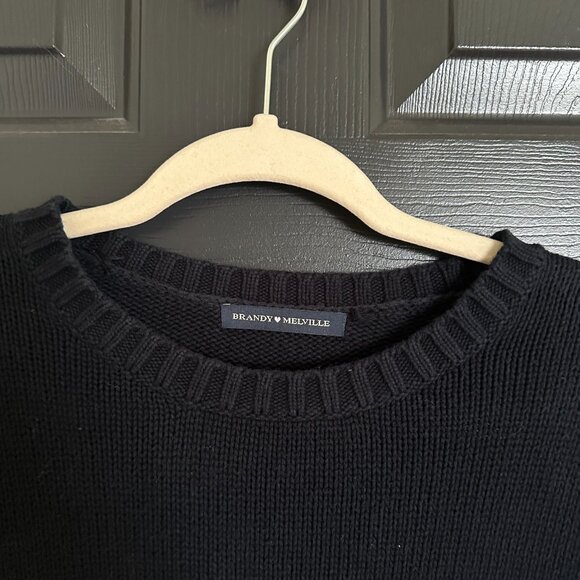 Brandy Melville Navy & White Striped Sweater - Picture 3 of 3